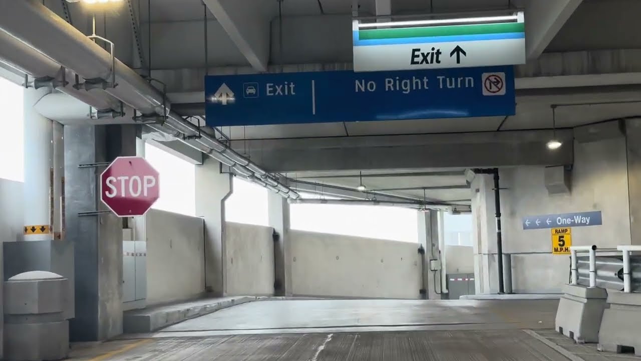 Chicago Airport - Driving directions leaving the car rental facility