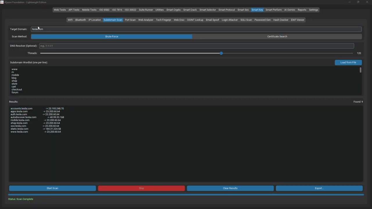Subdomain Scanner