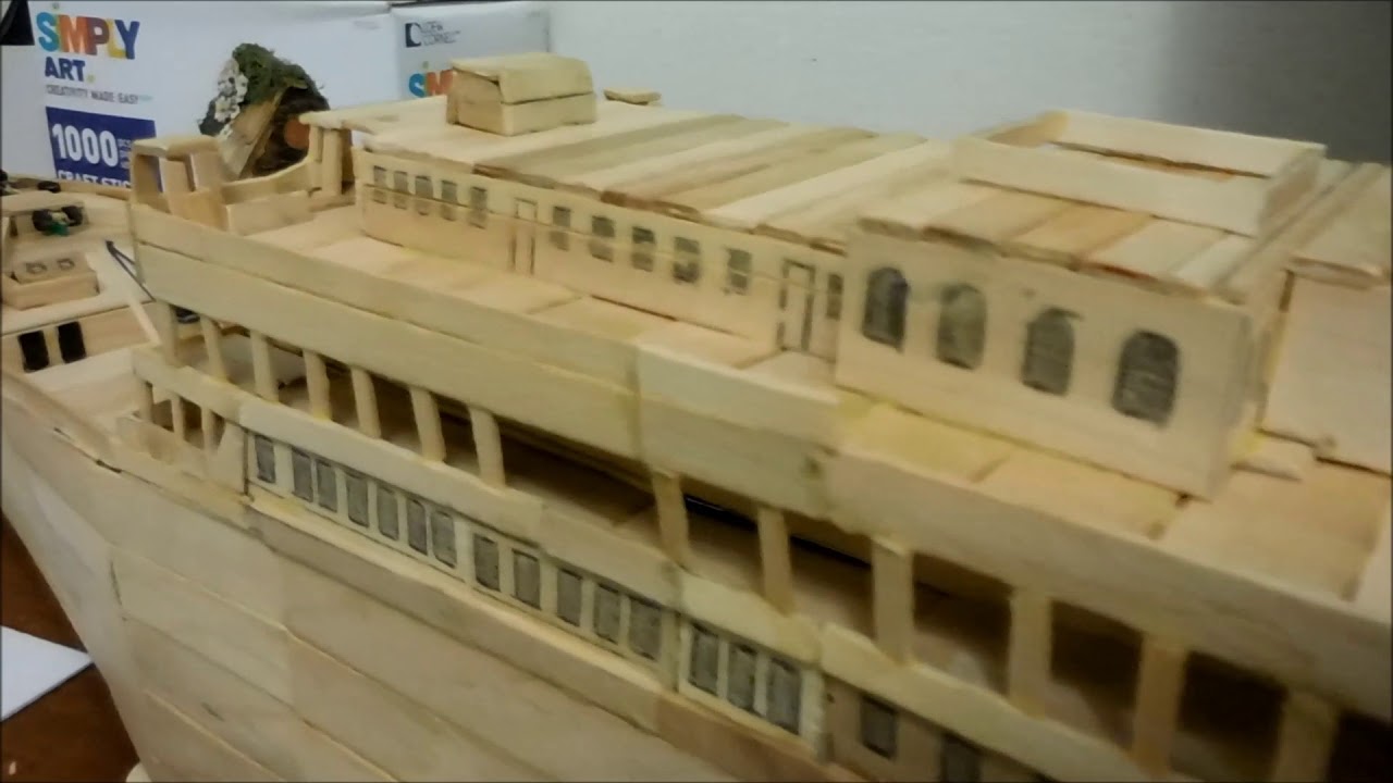 Popsicle Stick RMS Titanic