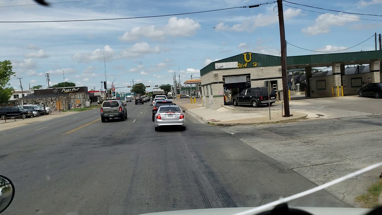 A drive on 183 through Luling, TX