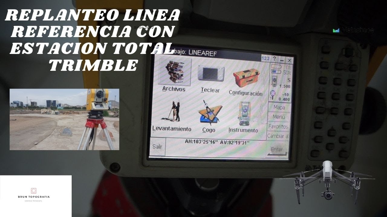 🌎clases de topografia REPLANTEO LINEA REFERENCIA 3 PARTE Tutorial🌎 KWAI