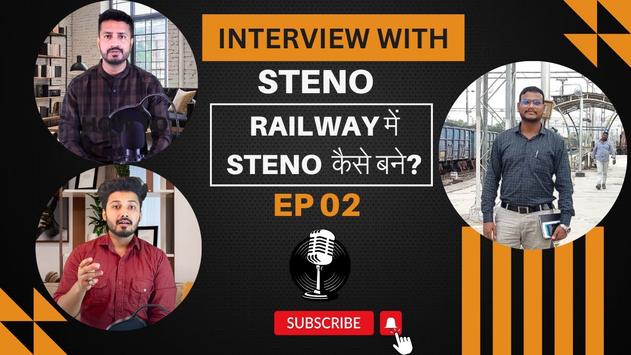 Exclusive Interview with Railway Steno | Everything from Job Profile to Promotions