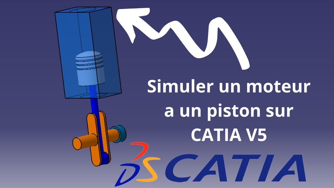 assemblage et simulation d'un moteur avec un piston
