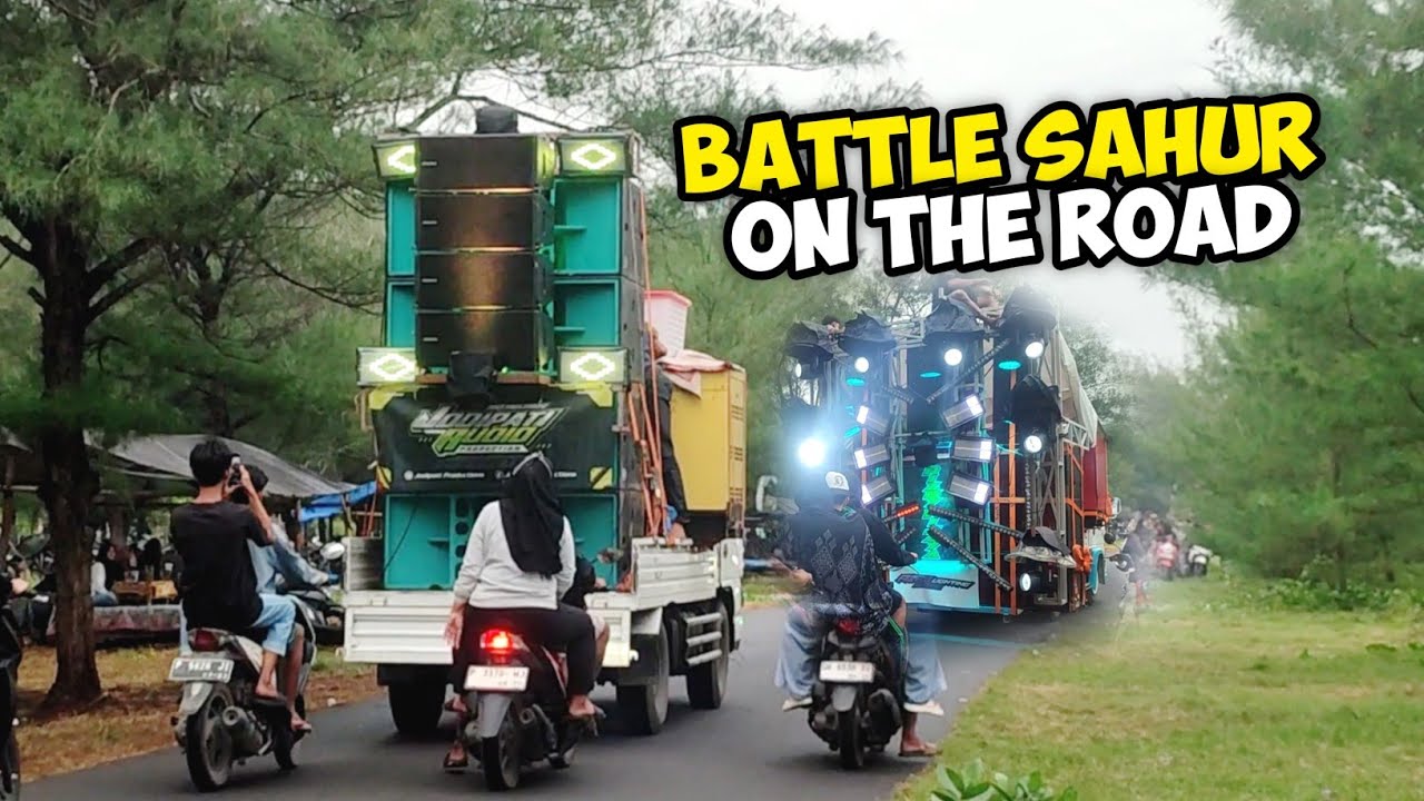Sahurnya Warga Jember Selatan🔥Sahur On The Road di Pantai Watu Ulo Jember 