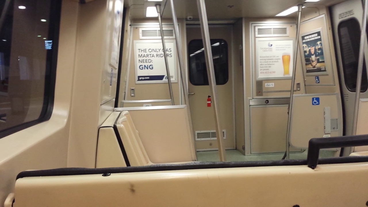 MARTA  Blue Line from Five Points to CNN Center
