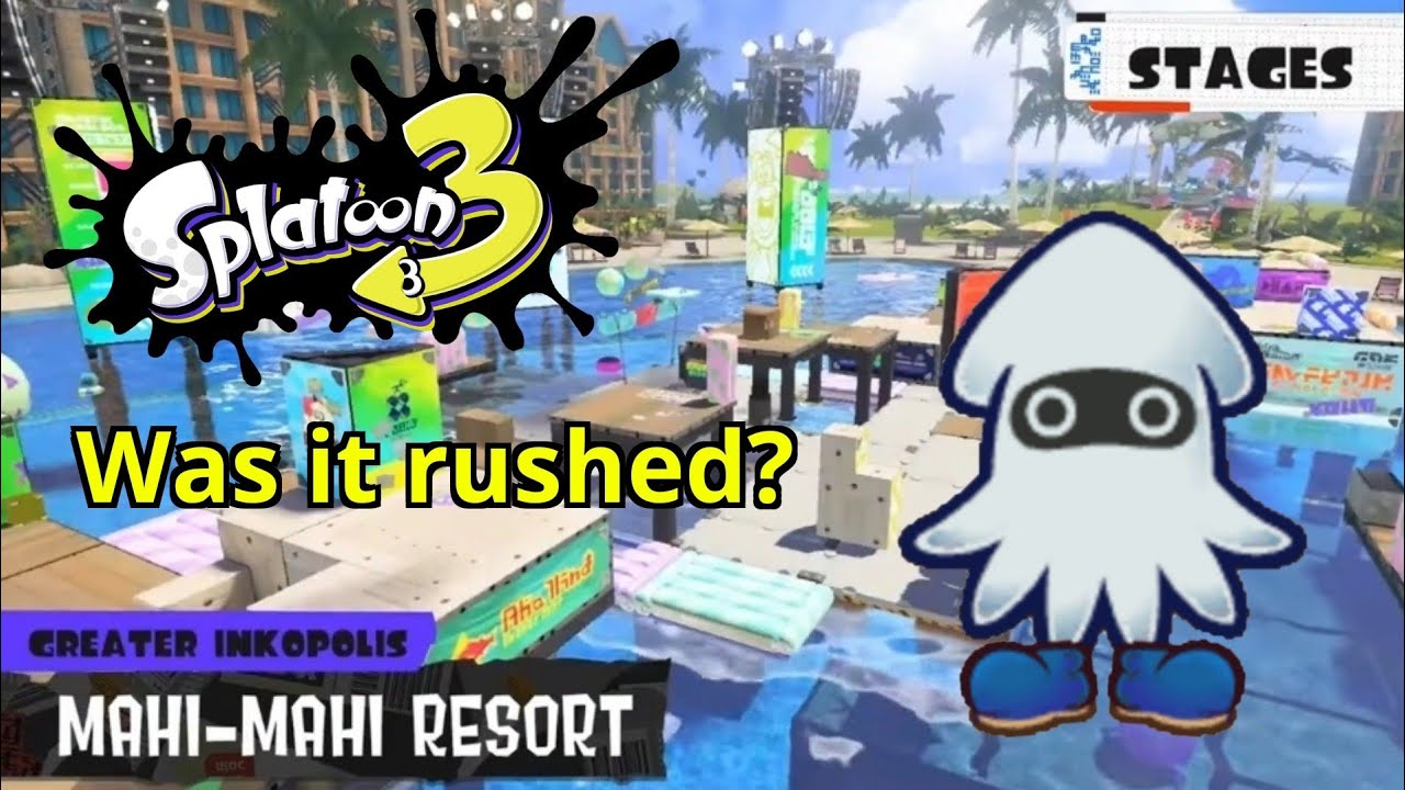 Is Mahi-Mahi Resort Unfinished in Splatoon 3?