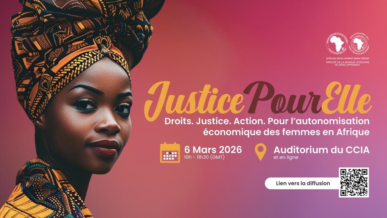 Justice for her rights. Justice. Action. For Women’s Economic Empowerment in Africa (Fr)
