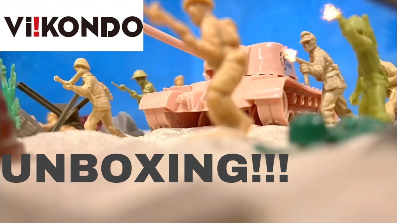PLASTIC ARMY MEN UNBOXING