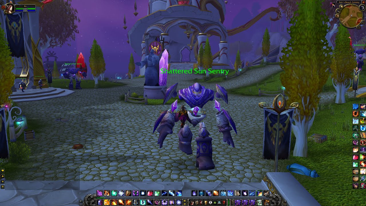Isle of Quel'Danas Reagent Vendor Location, WoW TBC