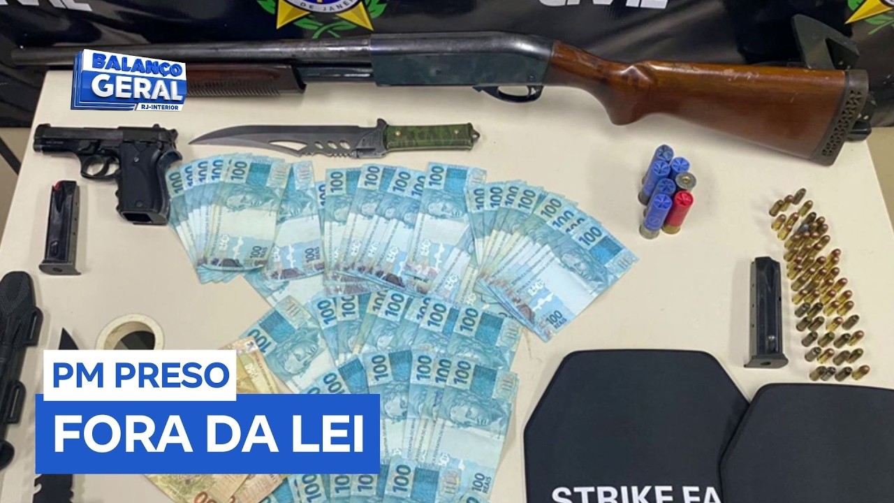Policial militar é preso suspeito de estupro, roubo e extorsão
