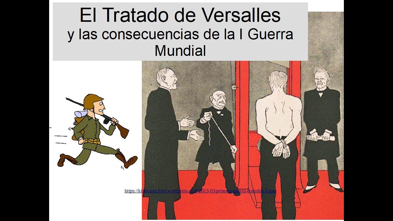 El Tratado de Versalles, la Sociedad de Naciones y las consecuencias de la I Guerra Mundial