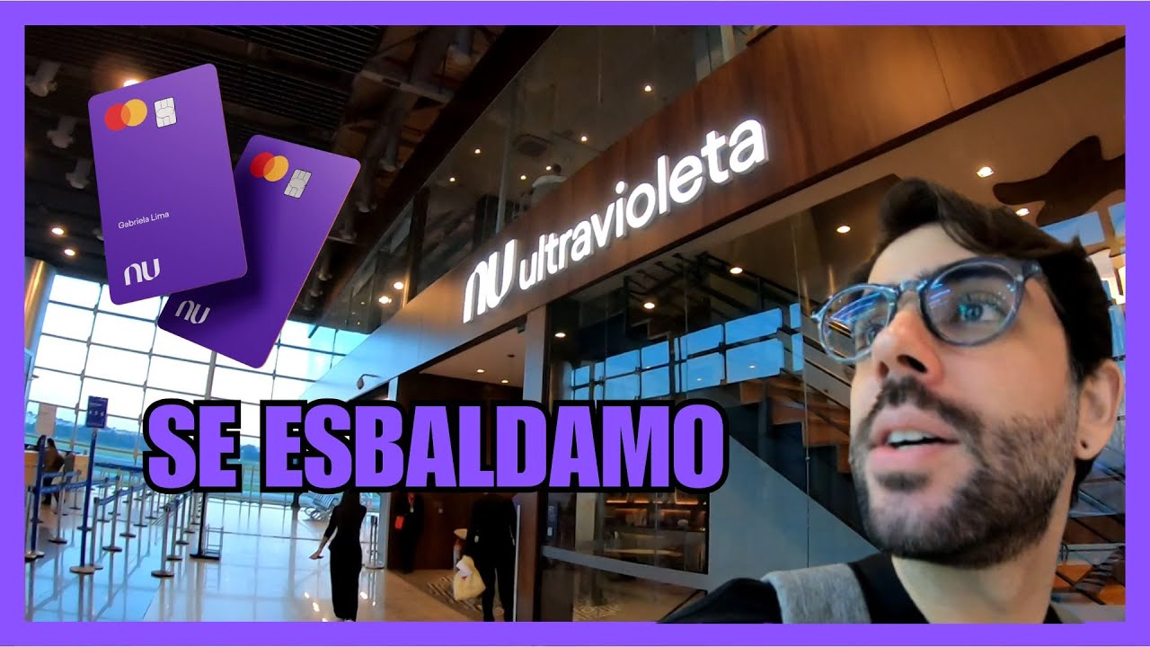 Fiz cosplay de rico na sala VIP do Nubank