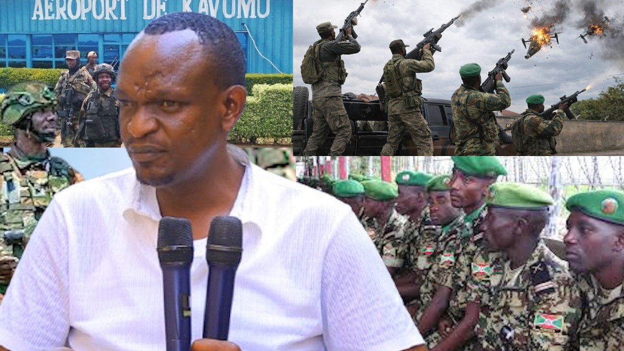 AYA MANYWA RWAHINANYE, KAVUMU AEROPORT YATEWE,DRONE 30 TOMBEE,ABASIRIKARE BAKURU B’UBURUNDI BAFASHWE