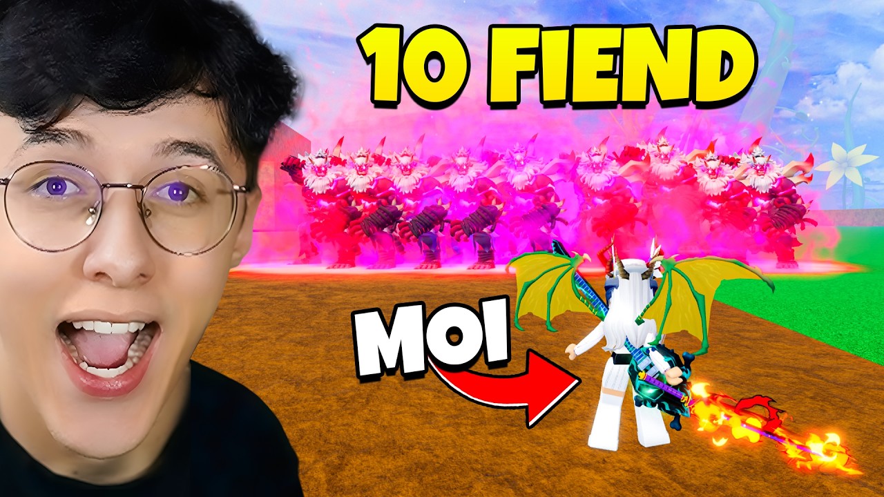 10 FIEND YETI vs MOI ! (blox fruits)