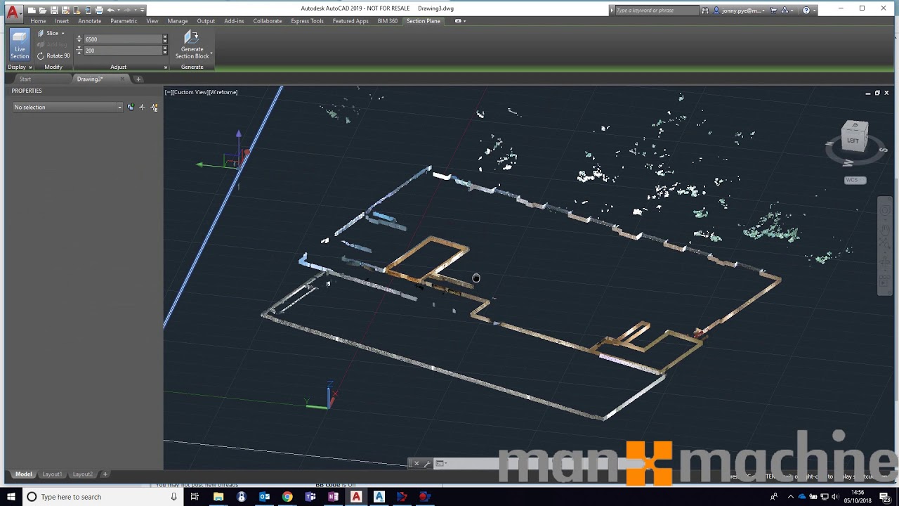 Point Cloud to Floor Plan in Autocad
