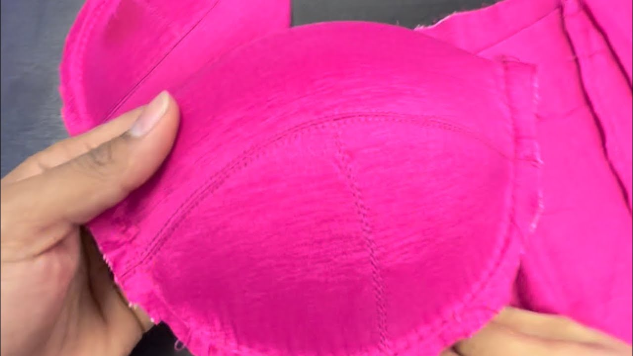 Tutorial de bustier cómo forrar (envolver) la copa con la tela costura fácil con Jorge Ayala