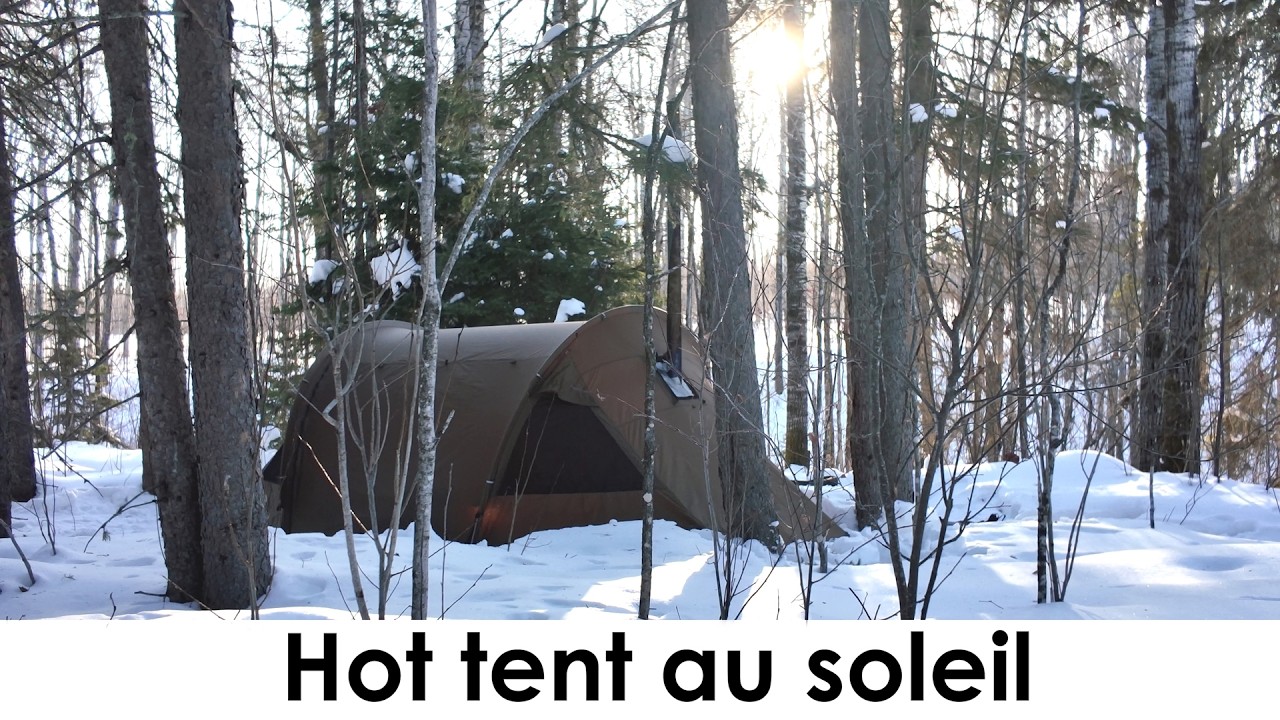 Hot tent camping facile | Une sortie mollo pour se reposer