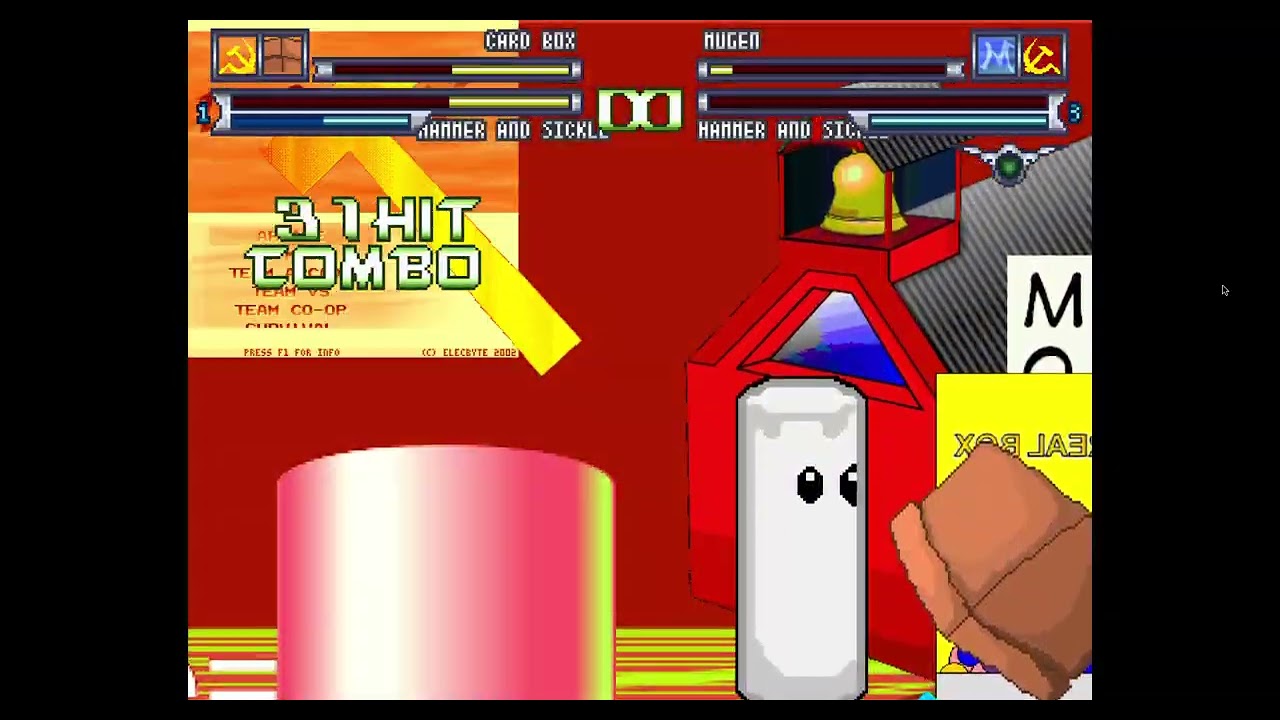 MUGEN: Hammer And Sickle, Card Box, Cereal Box & Monday Vs. Hammer and Sickle, MUGEN, SB & School