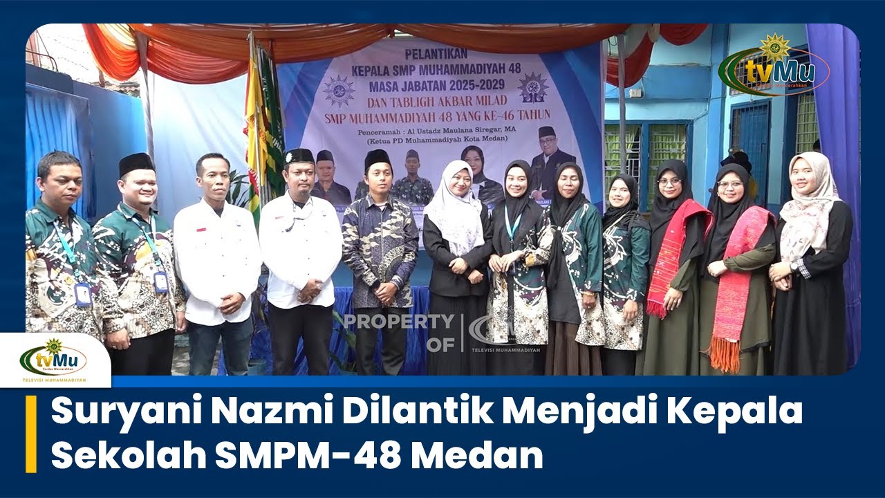Suryani Nazmi Dilantik Menjadi Kepala Sekolah SMPM 48 Medan
