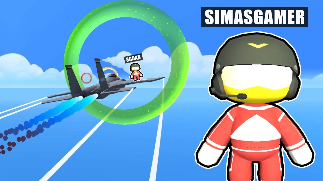 SIMASGAMER и SGDAD ГОНЯЮТСЯ НА ВОЕННЫХ ИСТРЕБИТЕЛЯХ В WOBBLY LIFE