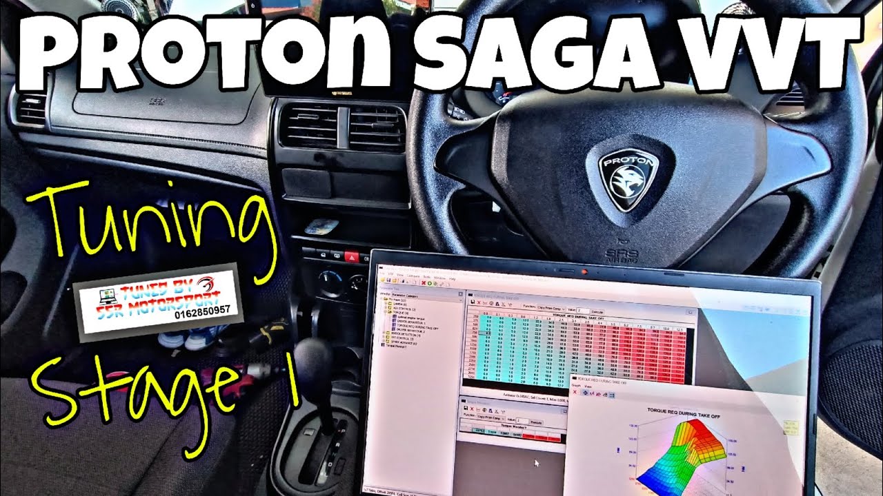 Tuning Stage 1 👨‍💻 Proton Saga VVT (CVT Gearbox) 🚗💨💨  | SSR Motorsport