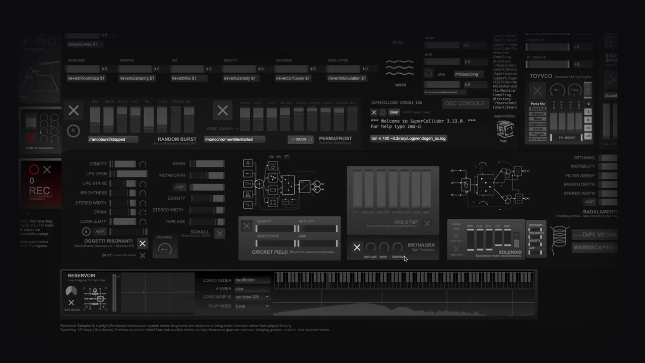 ENDOGEN with the New Reservoir Sampler \ Envelope