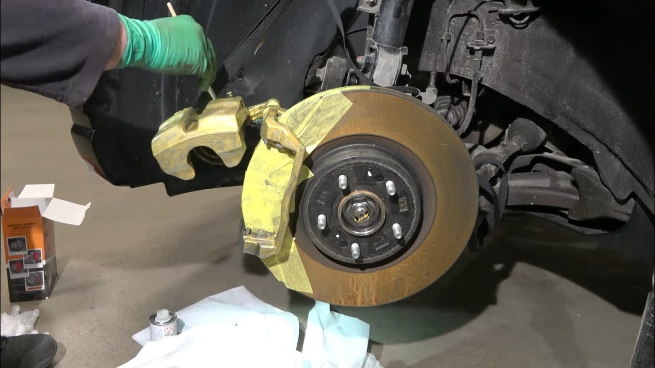Hvordan lakkere bremse kaliper med Foliatec kaliperlakk sett på Hyundai Ioniq 5 2023