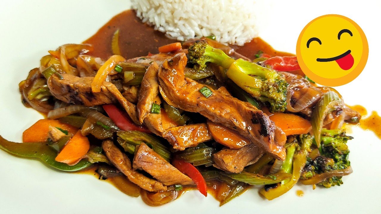 CHOPSUEY DE CERDO hecho al sartén SIN WOK 🔥 | aprende hacer la salsa teriyaki CASERA