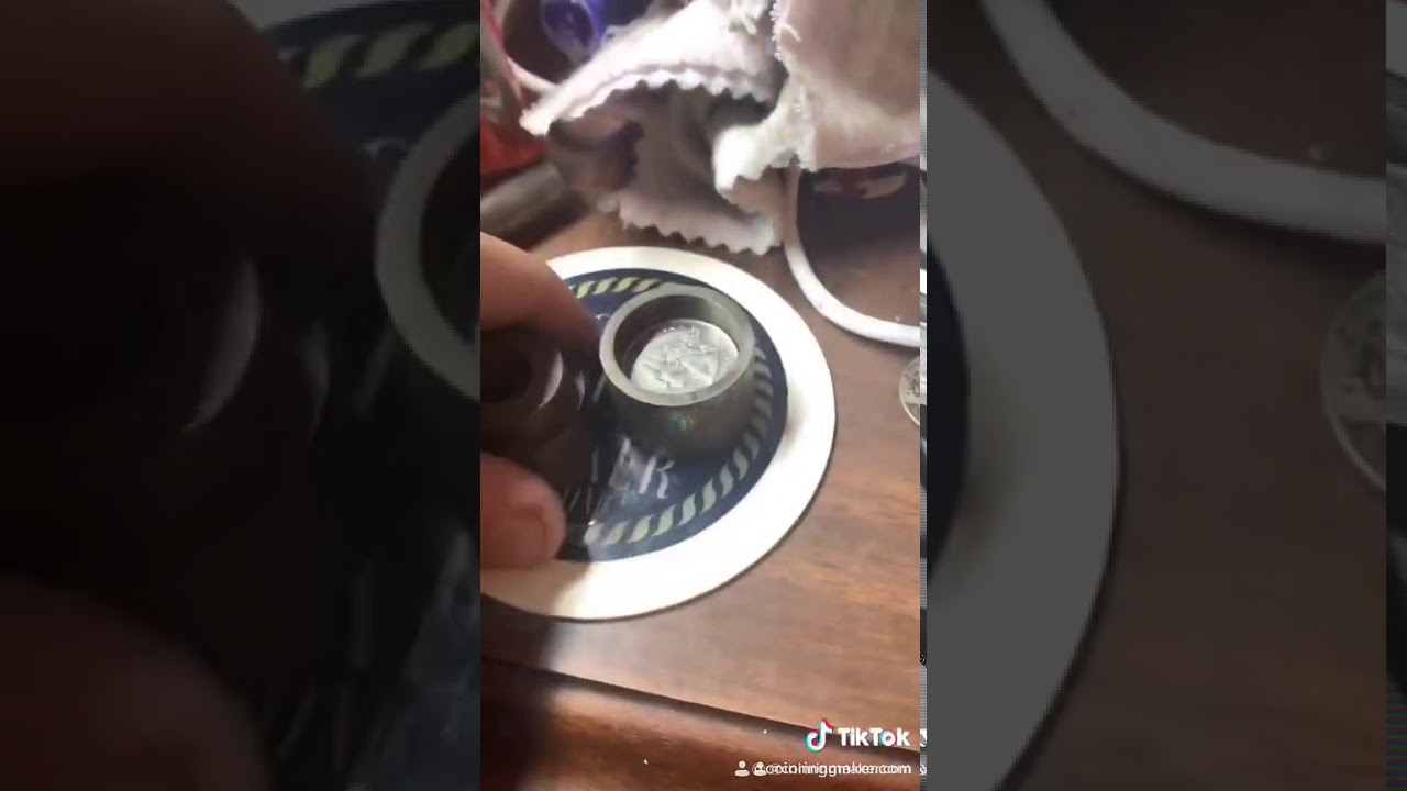 Making All 50 State Quarters Into Coin Rings Part 4 - Arizona