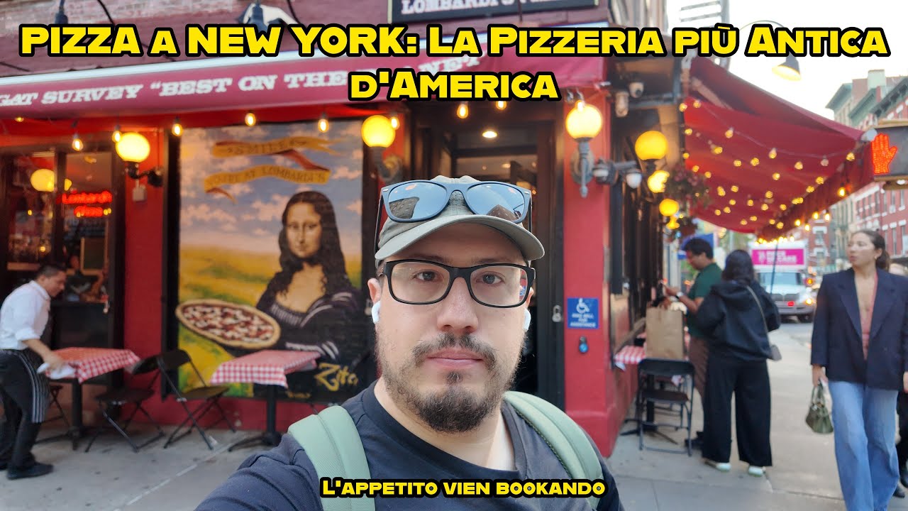 PIZZA a NEW YORK: La Pizzeria più Antica d'America | L'appetito vien bookando