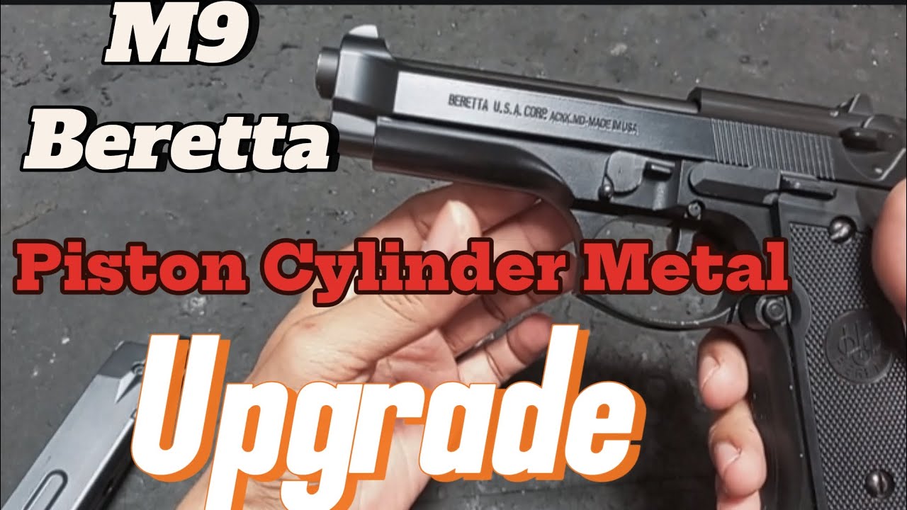 Metal Semuanya 😍 M9 Beretta Full Upgrade | Airsoft Spring 