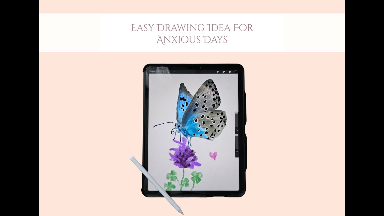 Drawing Exercise for Anxiety | Mindful Art Practice | Procreate