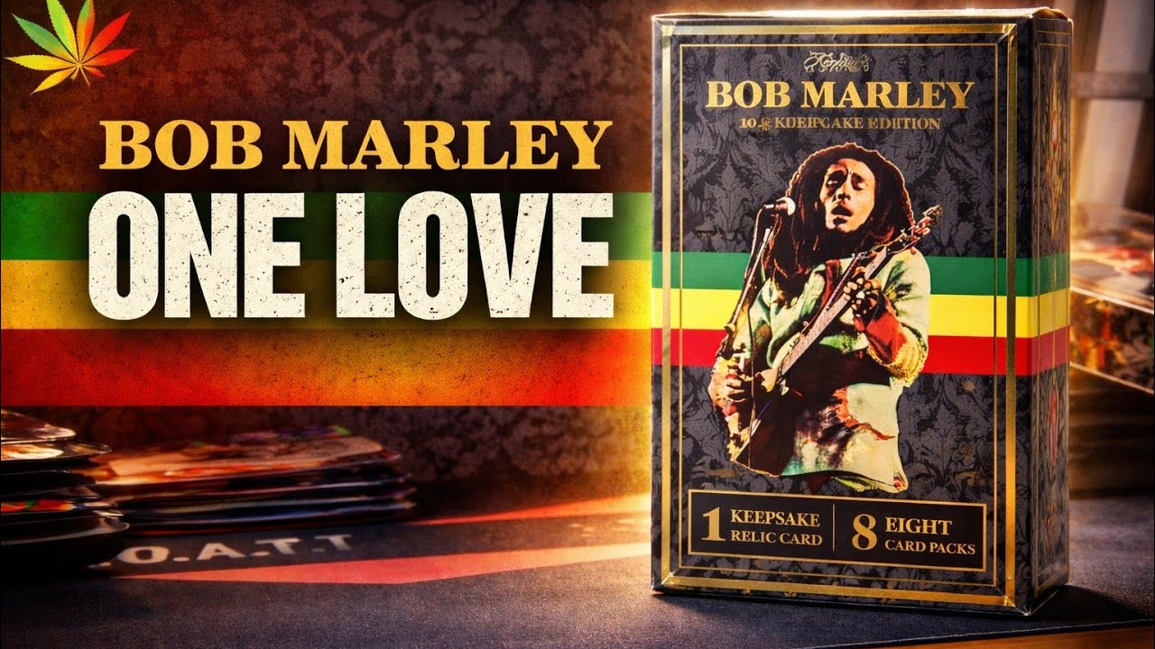 Opening the Bob Marley Keepsake Collection Hobby Box! 🔥 Rare Cards Inside! 1 Relic and 8 Packs 