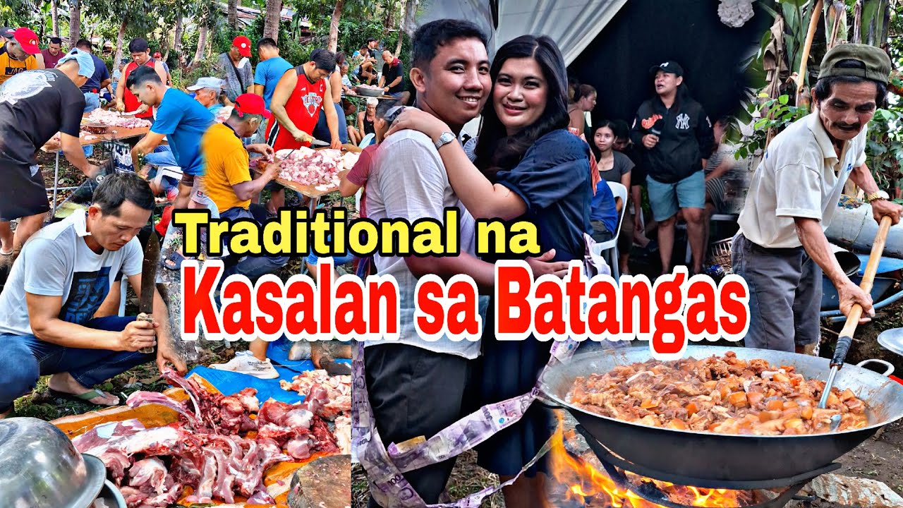 Ulanin Arawin Tuloy ang Lutuan sa Traditional na Kasalan sa Probinsya ng Batangas