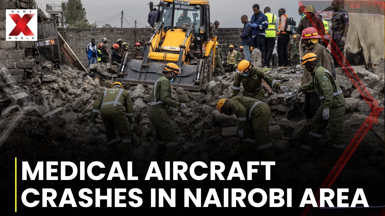 Medical Plane Crashes Outside Nairobi, Rescue Operations Underway | Ghana Crash | NewsX World