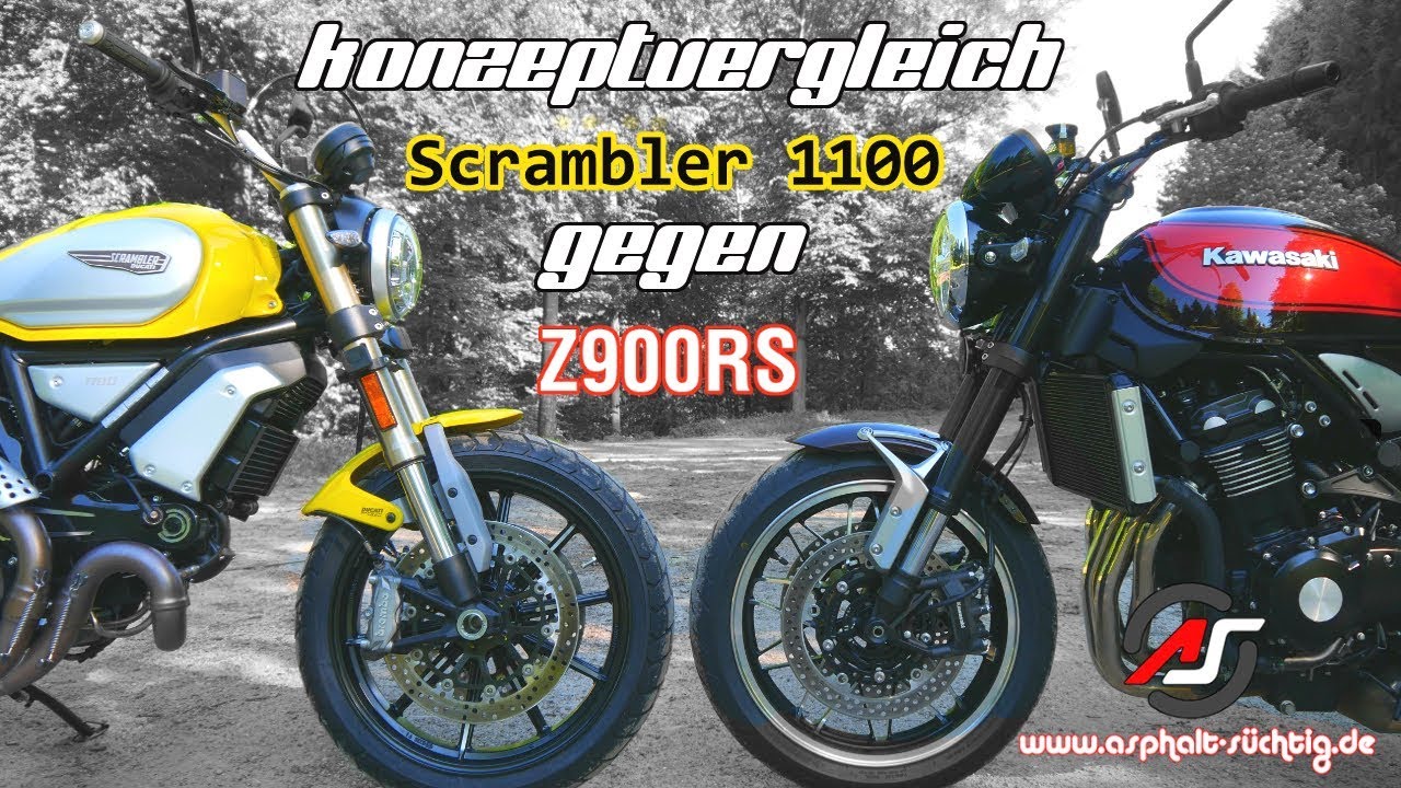 #27: Konzeptvergleich Ducati Scrambler 1100 vs. Kawasaki Z900RS