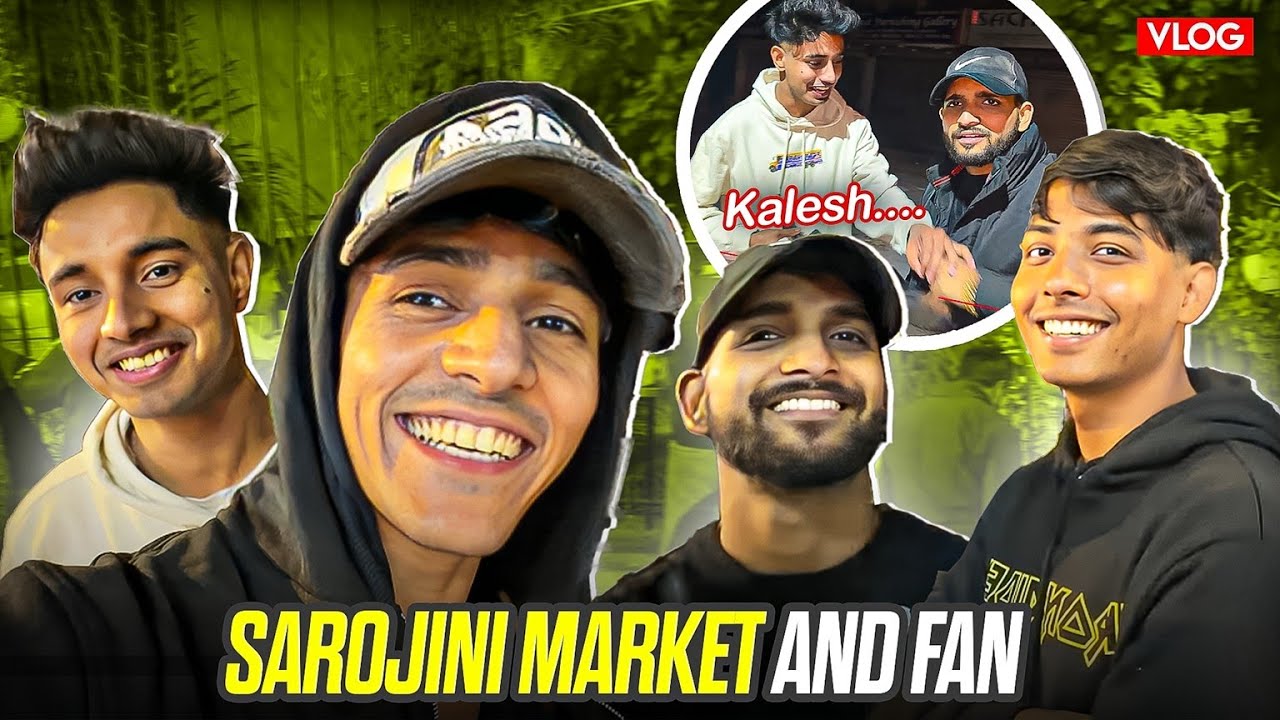 Sarojini market And fan 😂 