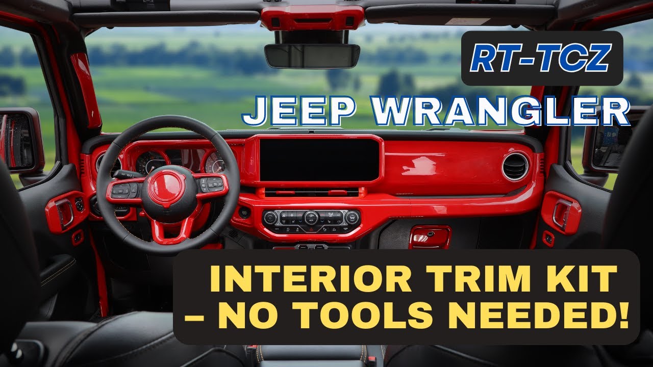 Affordable Jeep Interior Trim Upgrade! Easy Stick-On Install for Wrangler, Gladiator, Cherokee&hellip;&hellip;