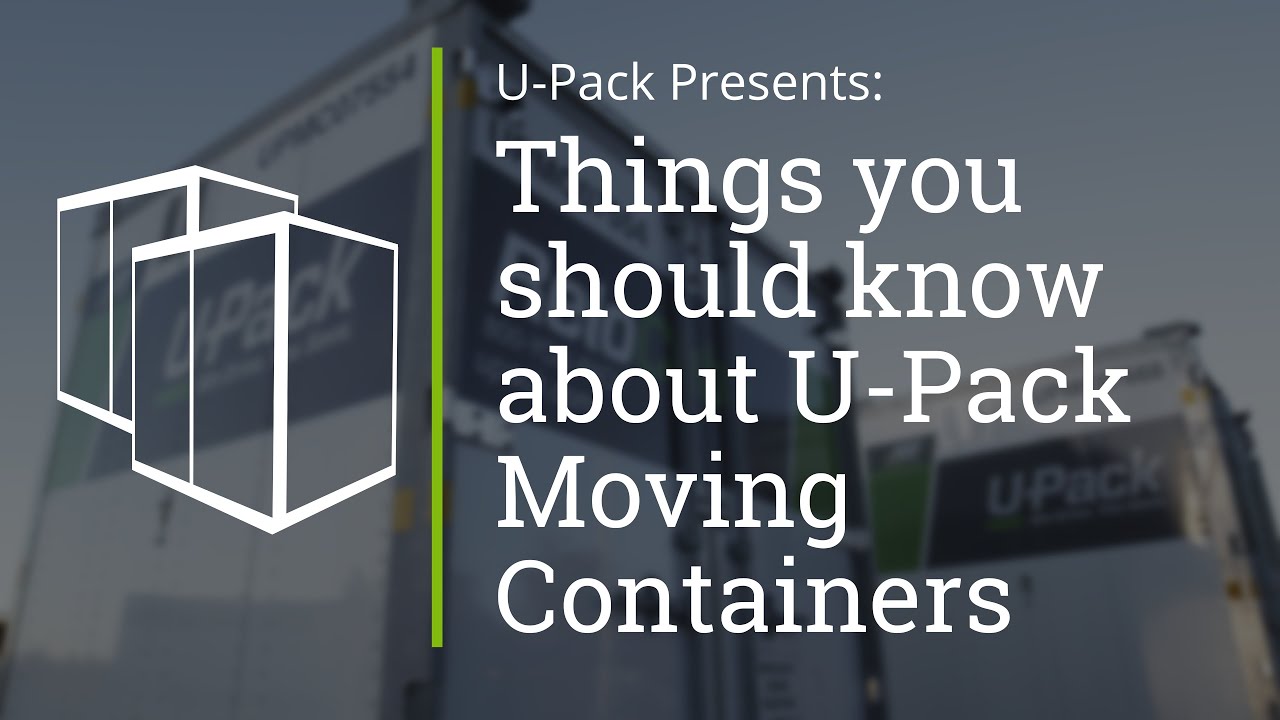 U-Pack Moving Containers