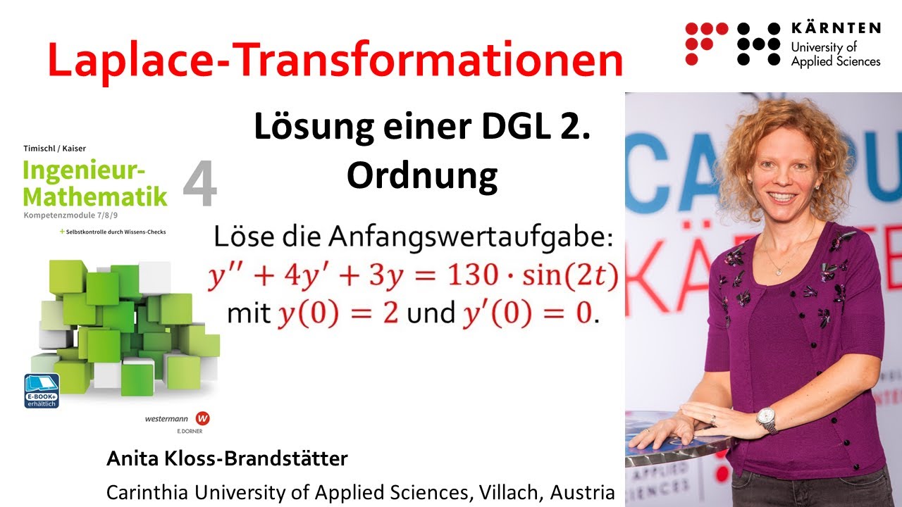 Laplace-Transformation: Lösung einer Differentialgleichung 2. Ordnung