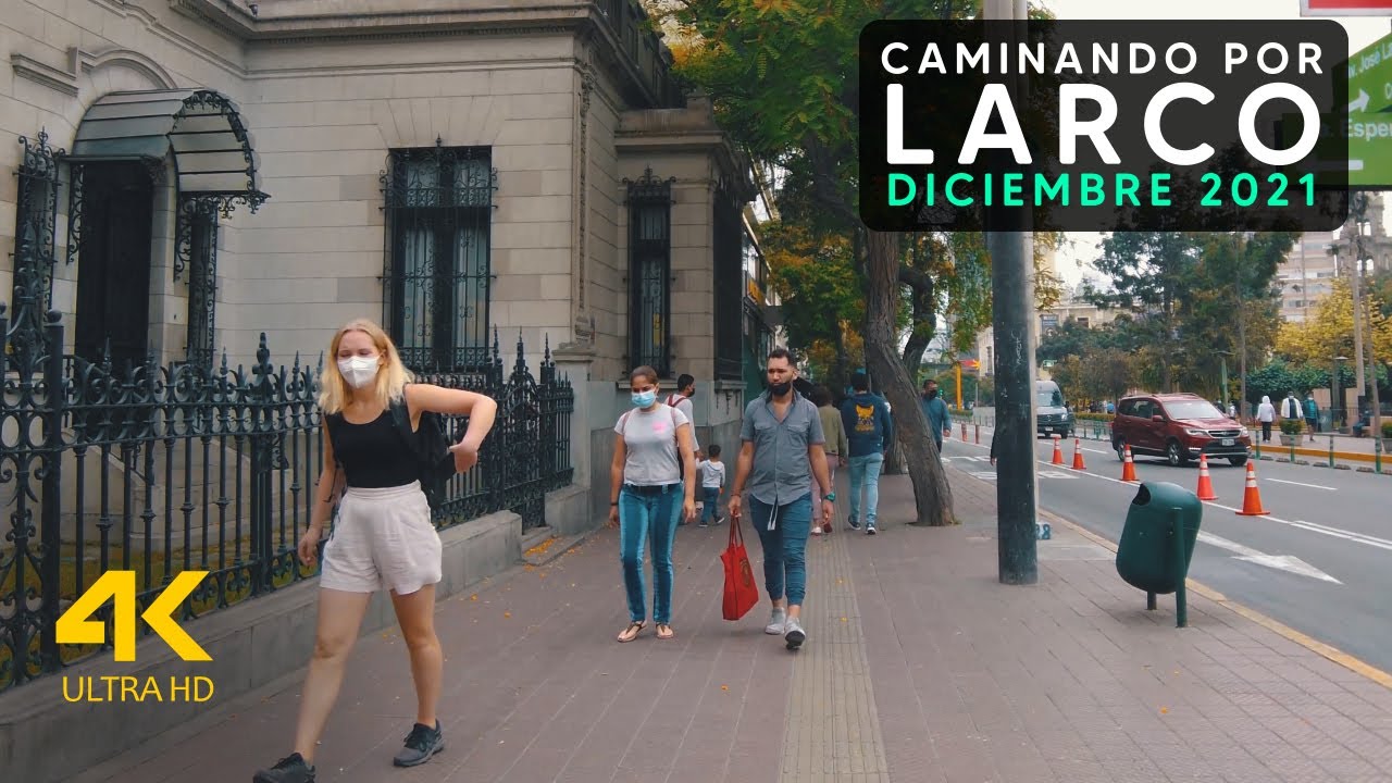 Caminando por Av. Larco Miraflores, Así Luce Larco en diciembre de 2021