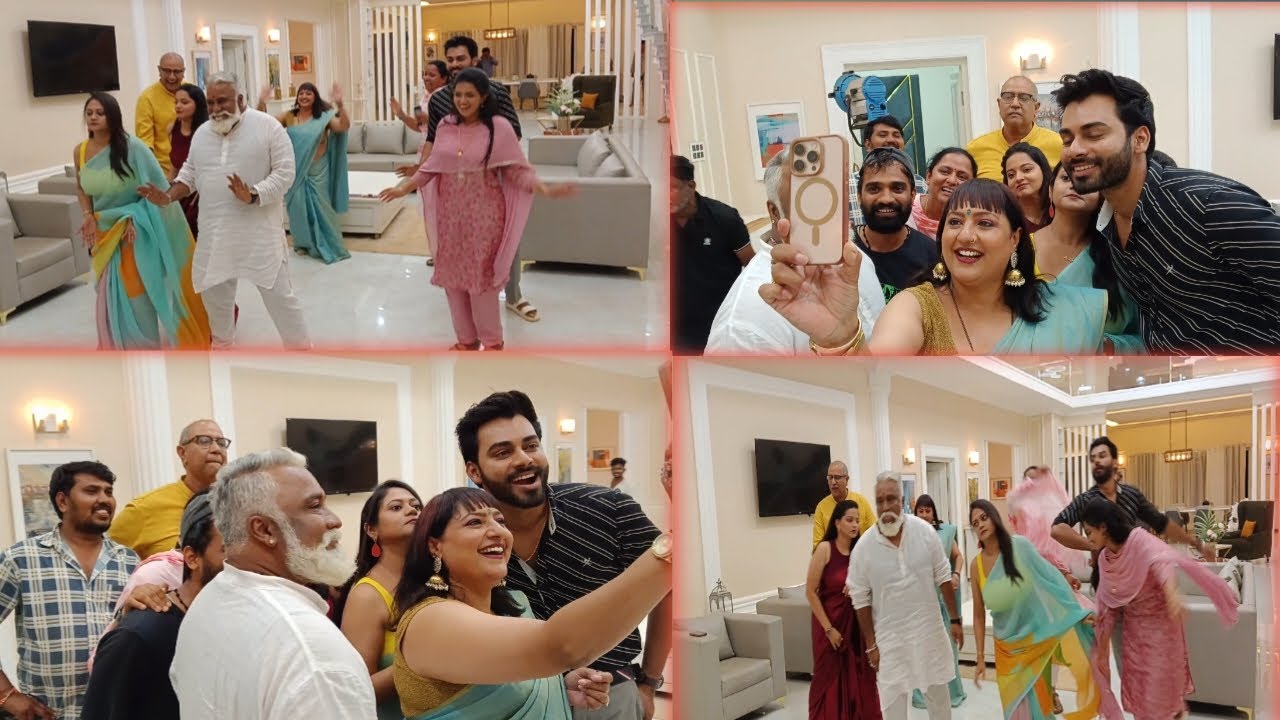 Bhargavi LL.B team shooting set ali estu maja madtare nodi😁🤩 bandaru bandaru song reels madtidare😁😂