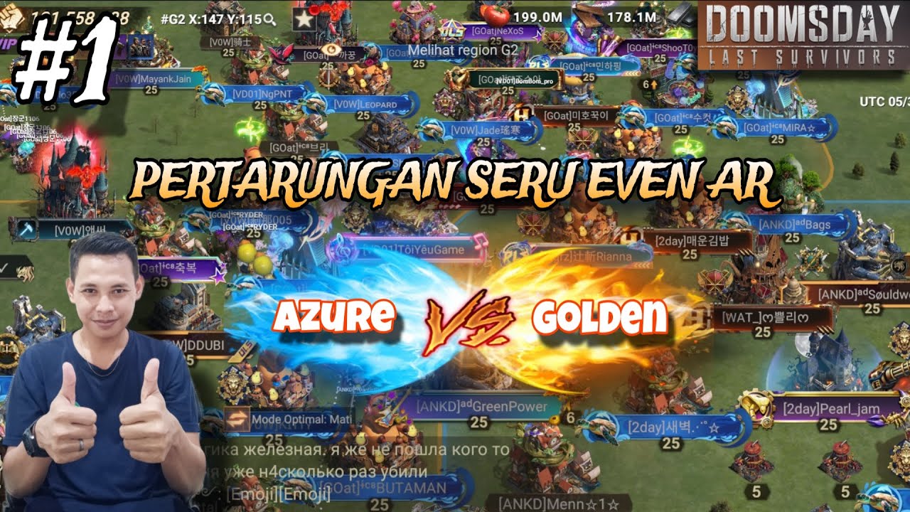 #1 pengamat war even AR region G1 & G2 DOOMSDAY LAST SURVIVORS