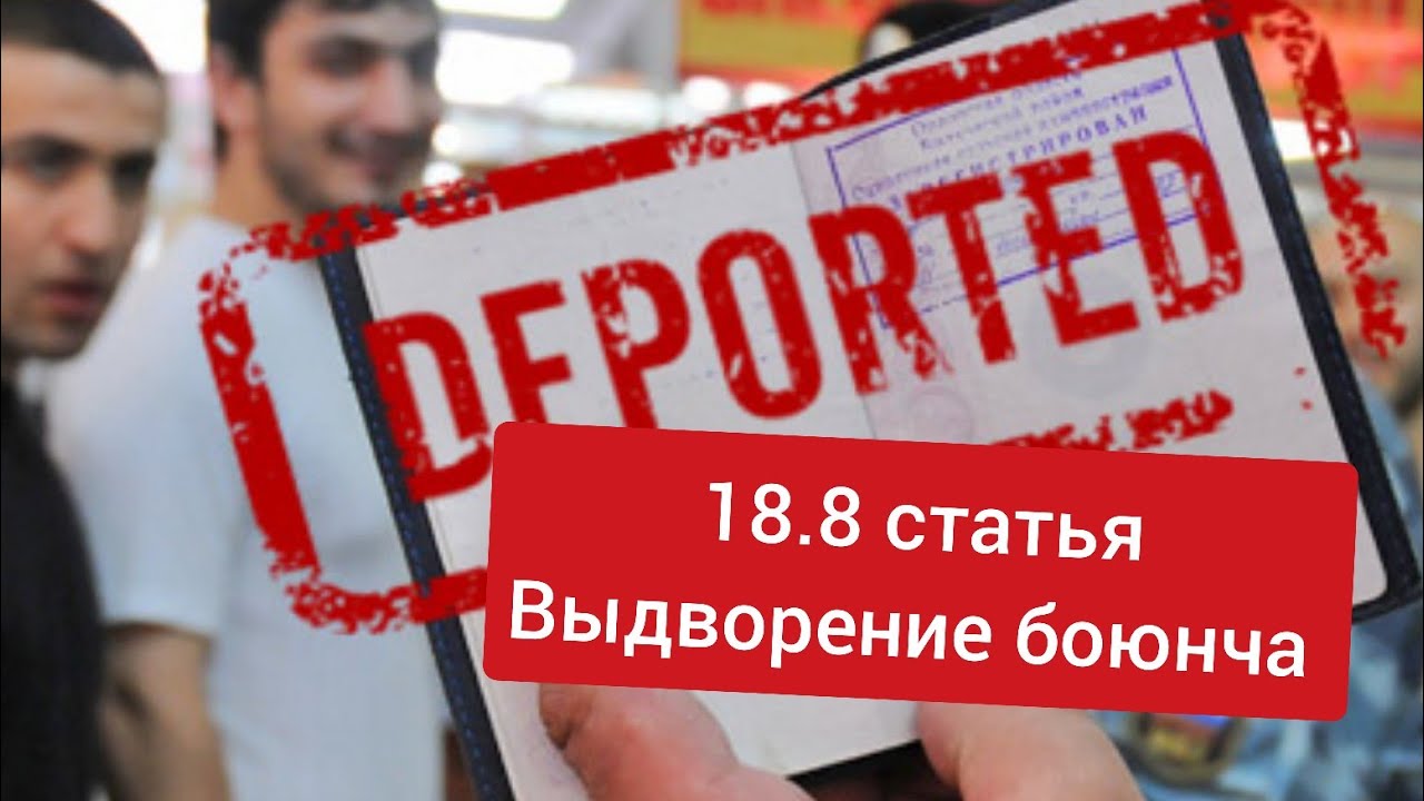Выдворение 18.8 ⚡ Кандай кылса болот жолдору кандай