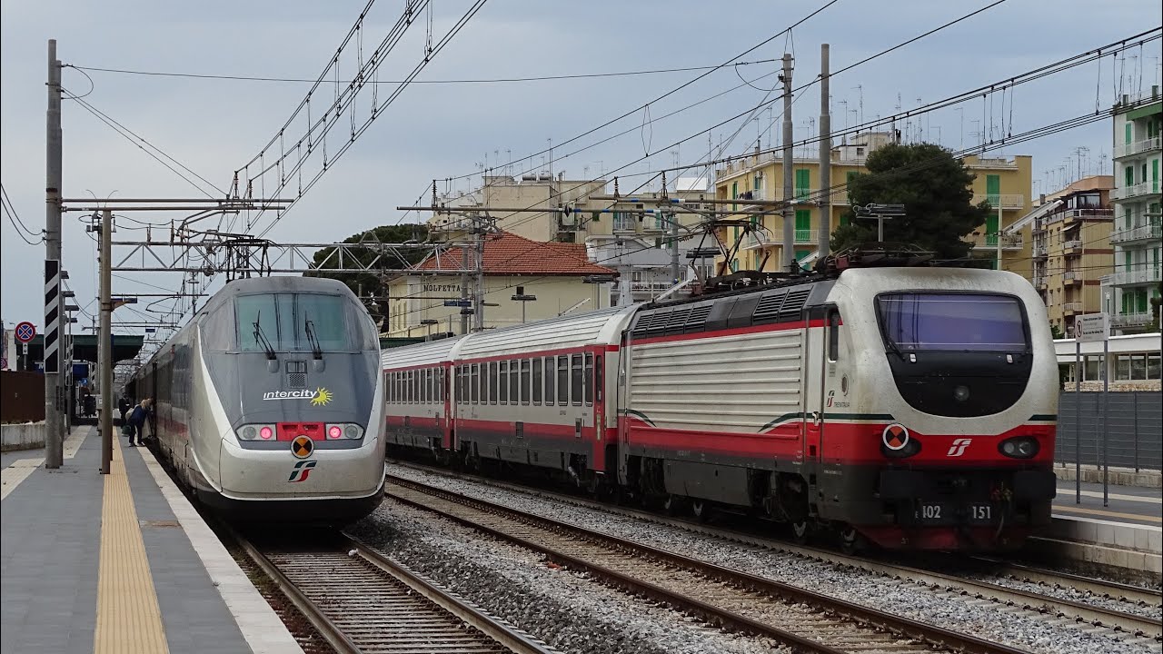 UNA GIORNATA DI TRENI INTERESSANTI & PARTICOLARI ALLA STAZIONE DI MOLFETTA! [2021]