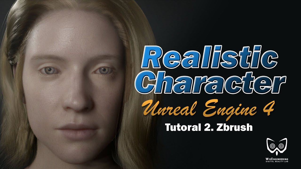 Using Displacement in ZBrush | Realistic Character Creation UE4 1-8