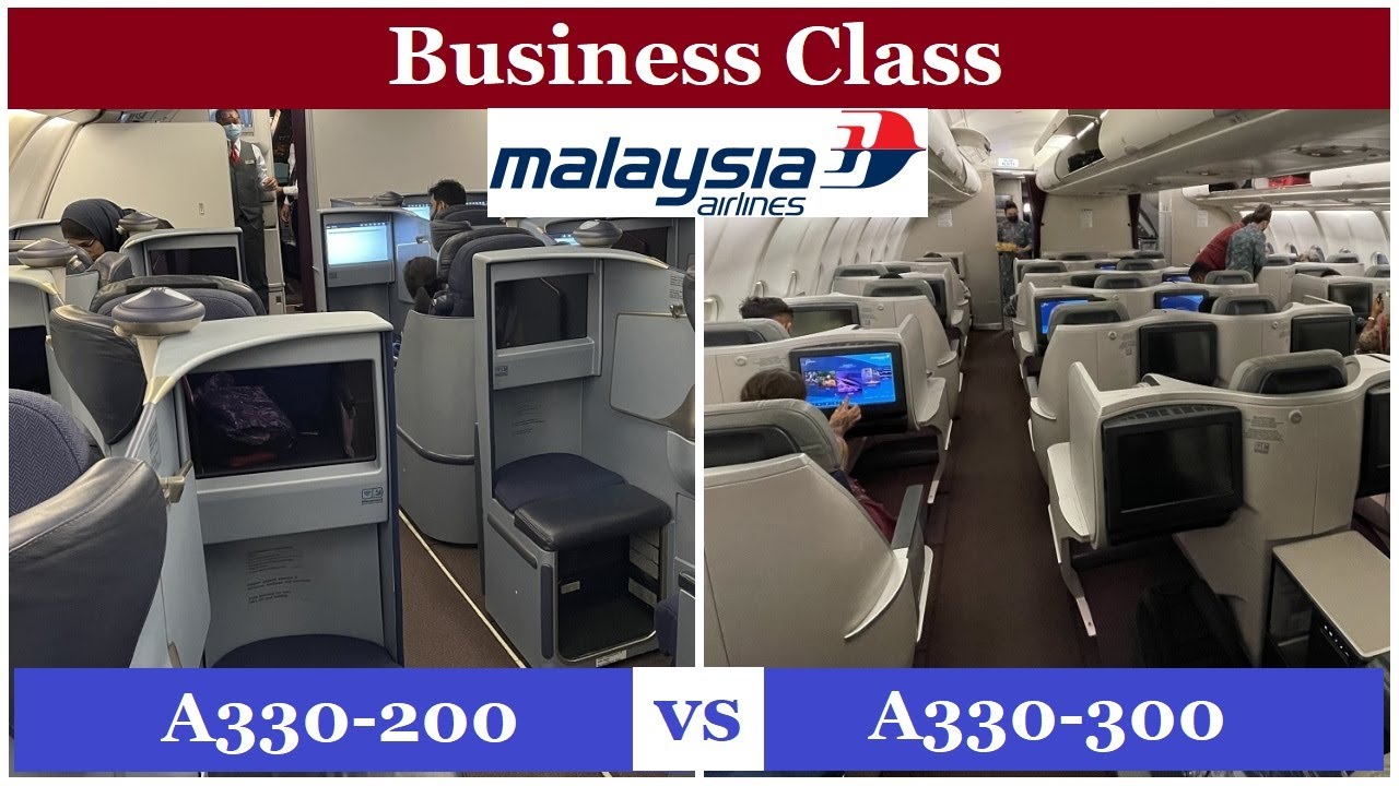 Malaysia Airlines Business Class - Comparison A330-200 & A330-300 - Which One To Choose? #67