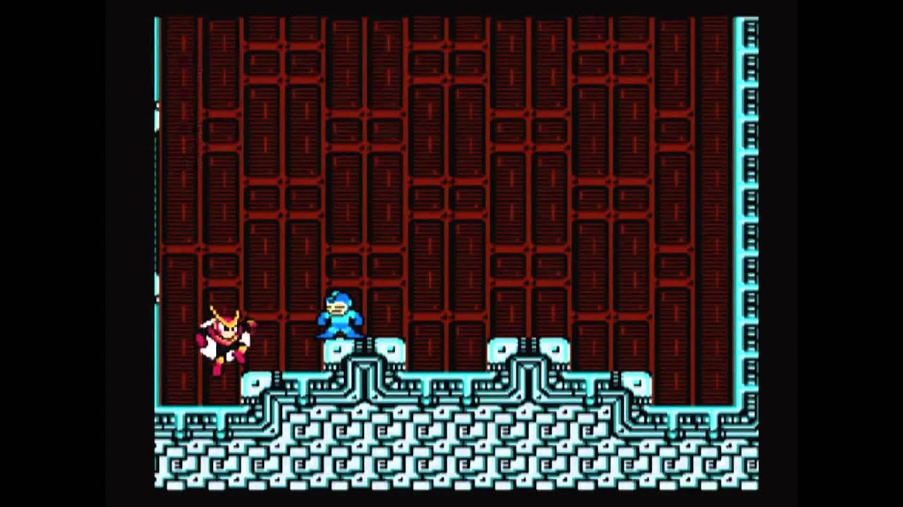 CGR Gameplay - MEGA MAN 2 (NES) Boss Battle: Quickman
