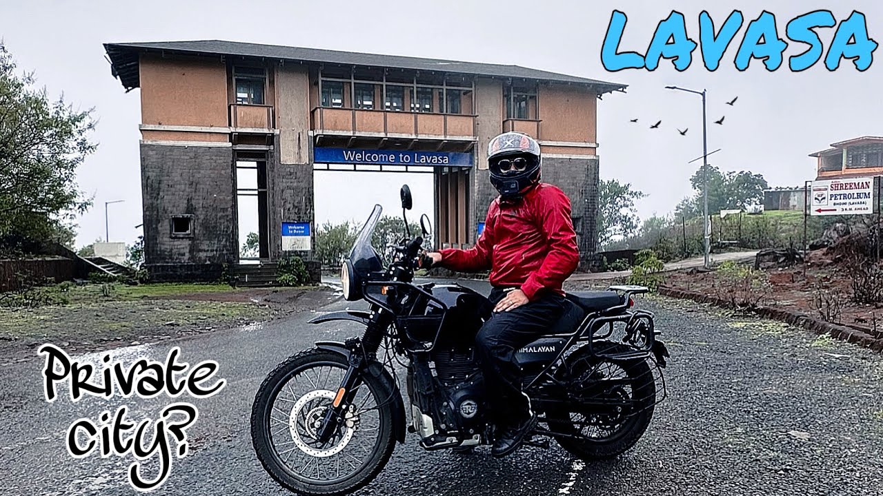 LAVASA city in Monsoon 🌧️💚| Weekend Ride | ROYAL ENFIELD HIMALYAN BS6