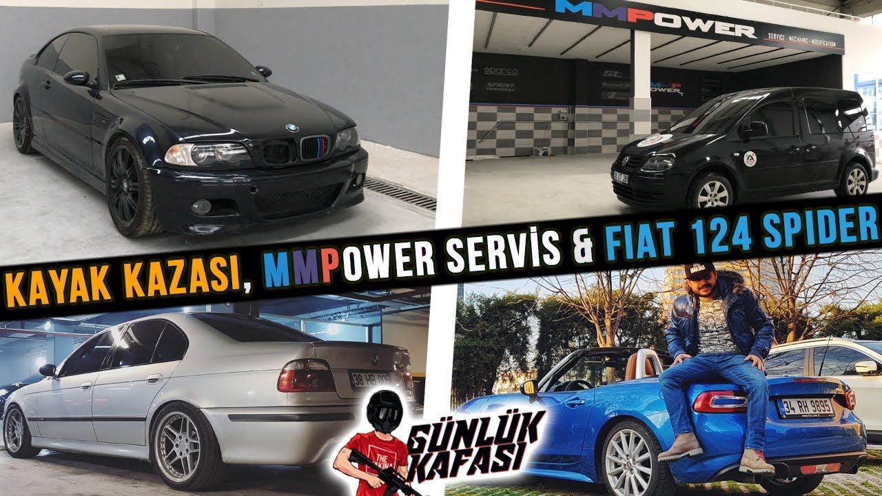 Kafalar 1 Milyon, MMPower Servis Açılıyor, Kayak Kazası Geçirdim & Fiat 124 Spider | günLük kafası